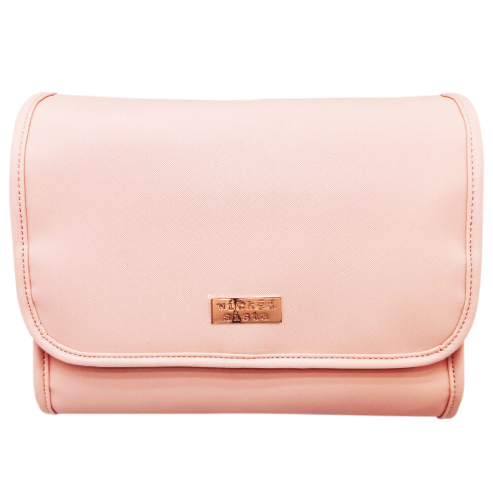 blush makeup bag